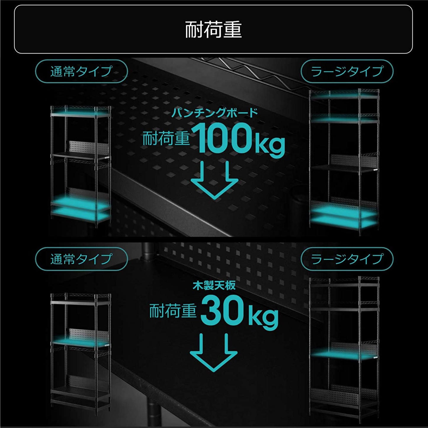 Bauhütte デスクサイドラック ラージ